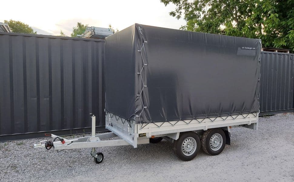 Anssems Hochlader PSX – S 2000 305x153x30cm 180cm Hochplane grau (M) 2000kg Aktion