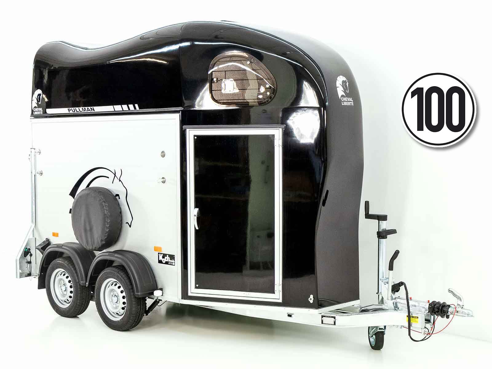 Cheval Liberte Pferdeanhänger GOLD One 1,5er | Pullman-Fahrwerk | schwarz-Neu