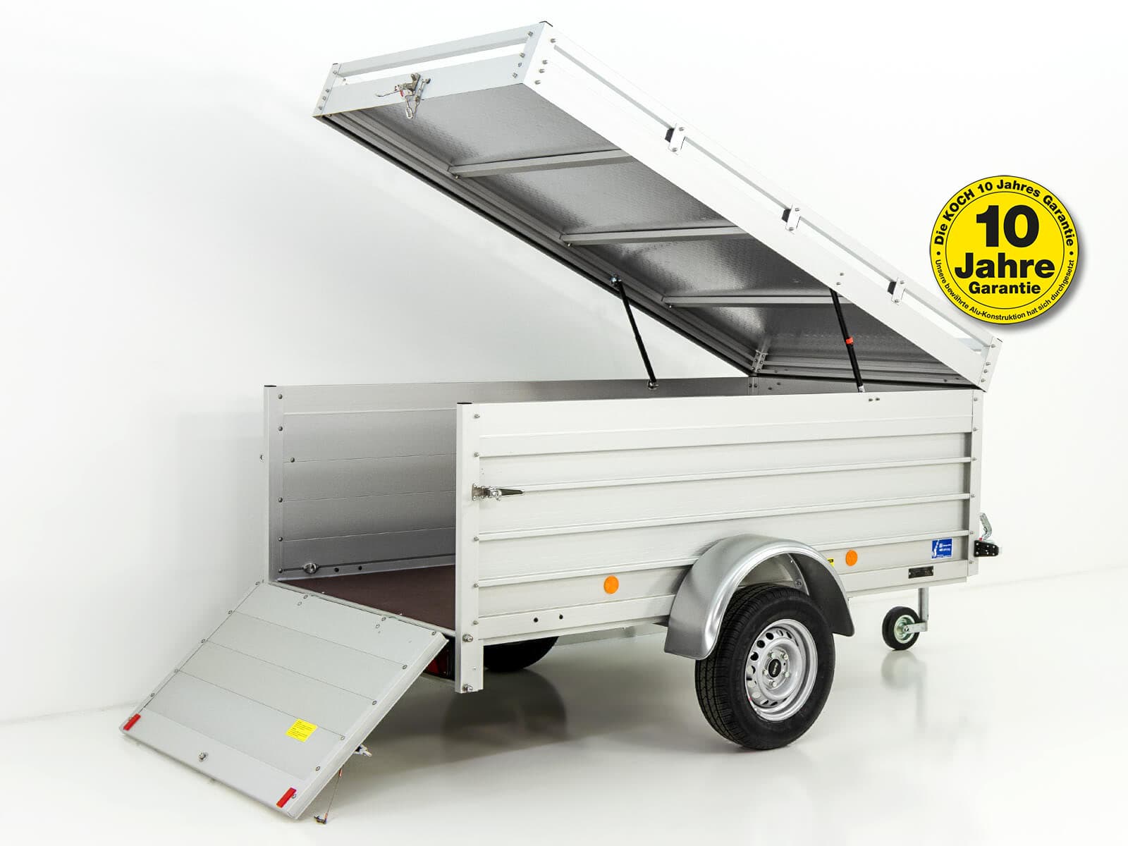 Deckelanhänger 105x205cm Höhe:50cm 1000kg | Typ B1000-Neu
