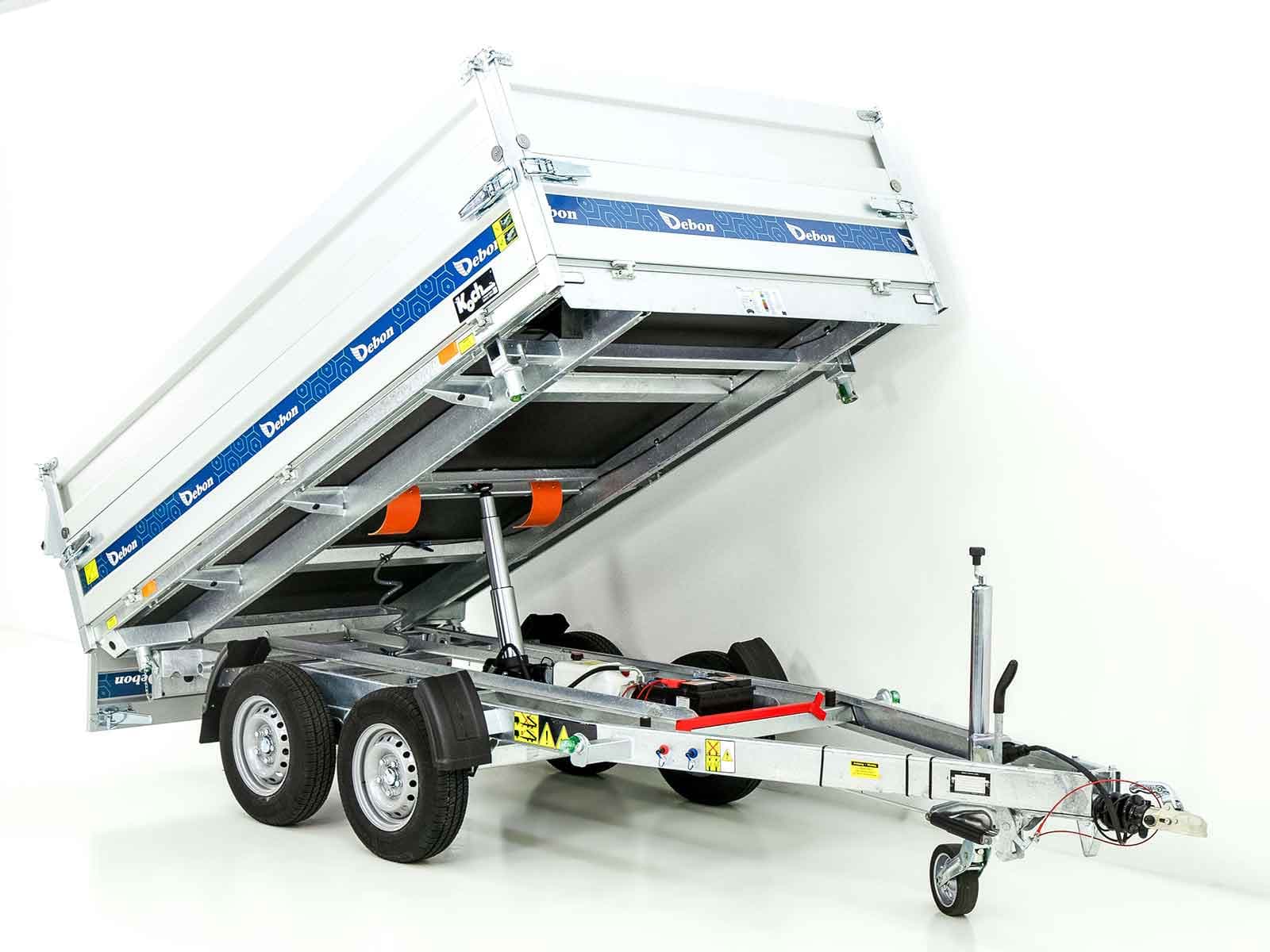 Debon Dreiseitenkipper 180×306 2,6t | E-Pumpe | BWA - Neu