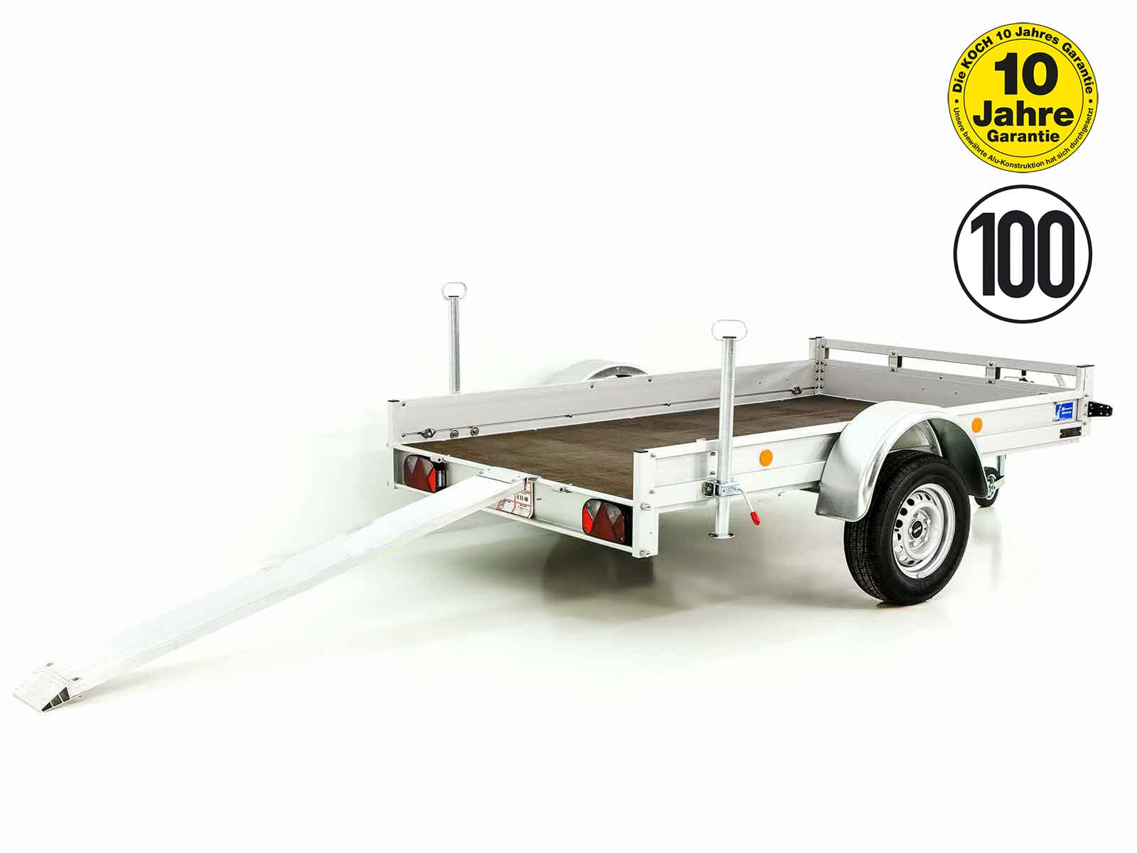 Motorradanhänger 150x250cm 1.3t 2er 100km/h Typ 6.13 M-Neu