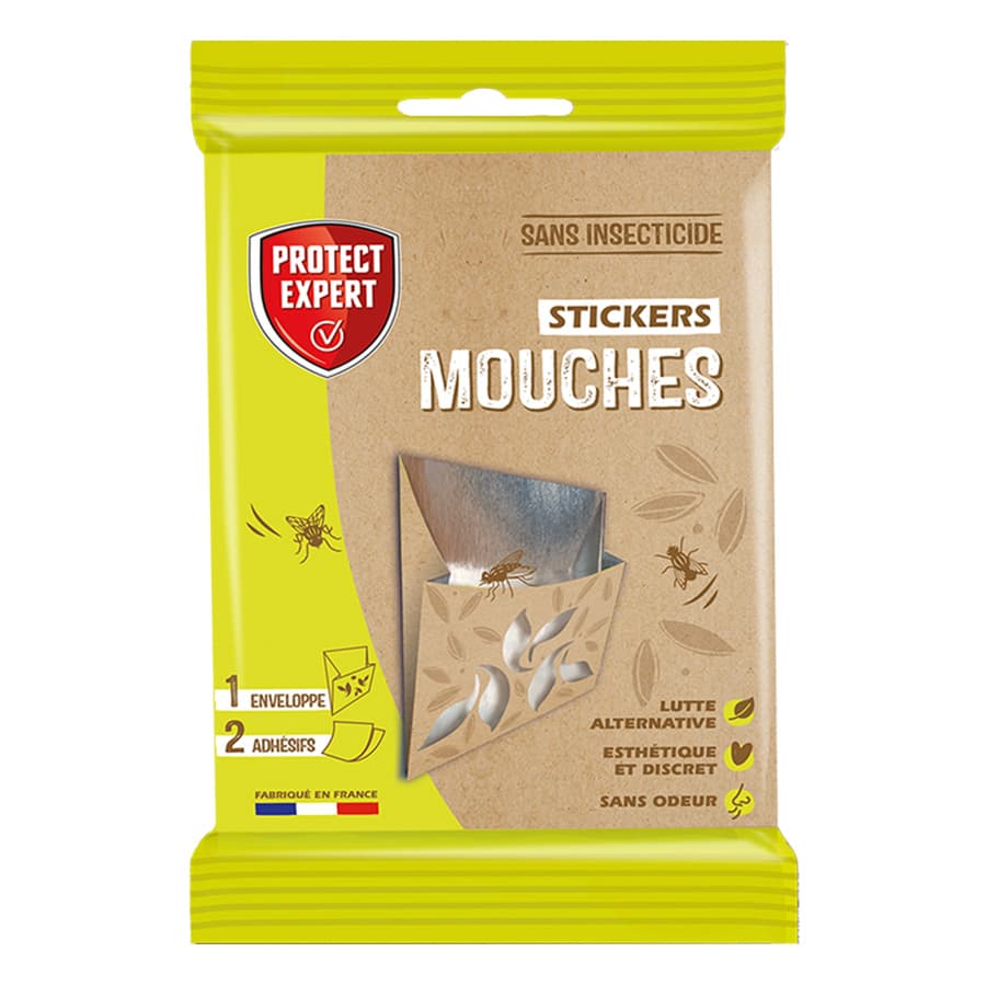 Piège stickers à mouches sans insecticide - Protect Expert
