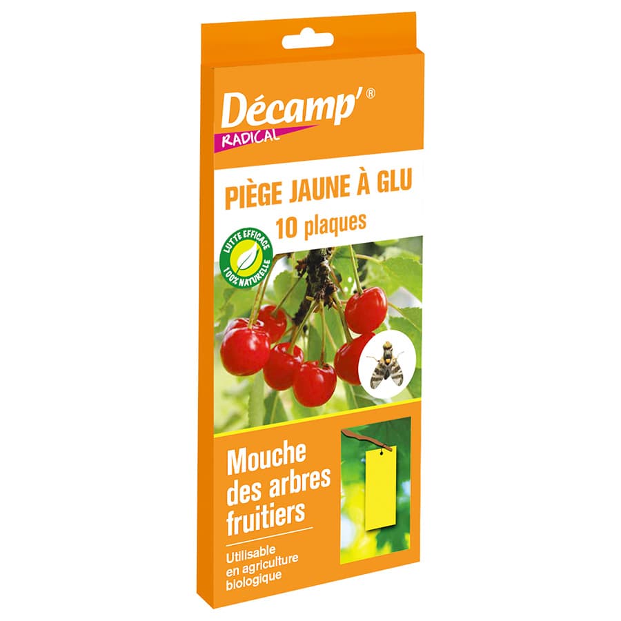 10 pièges à glu jaune - Décamp