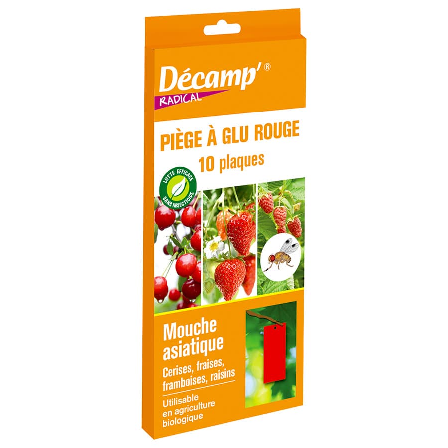 10 pièges à glu rouge - Décamp