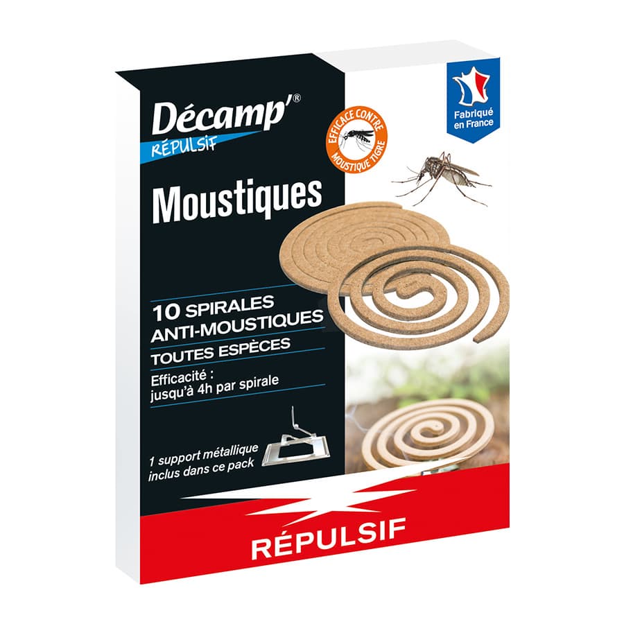 10 spirales anti-moustiques - Décamp