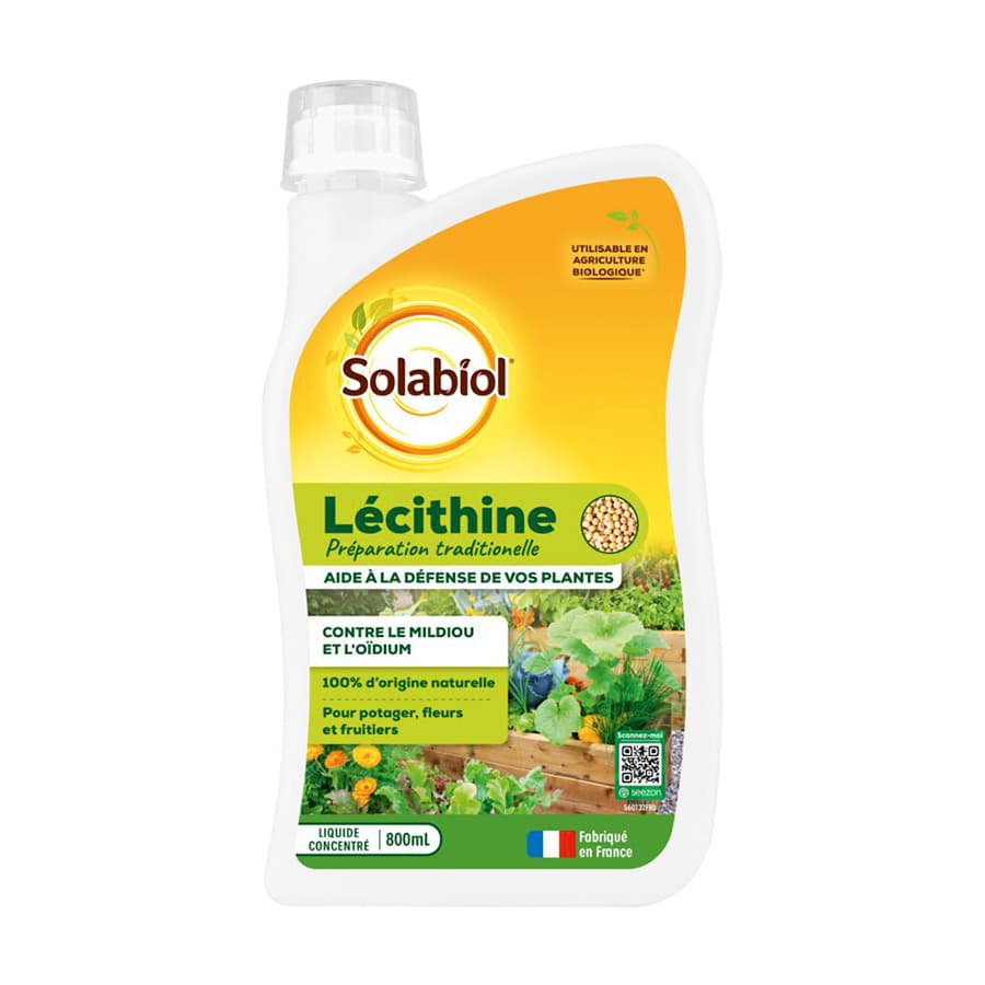 Lécithine (contre mildiou et oïdium) 800 ml - Solabiol