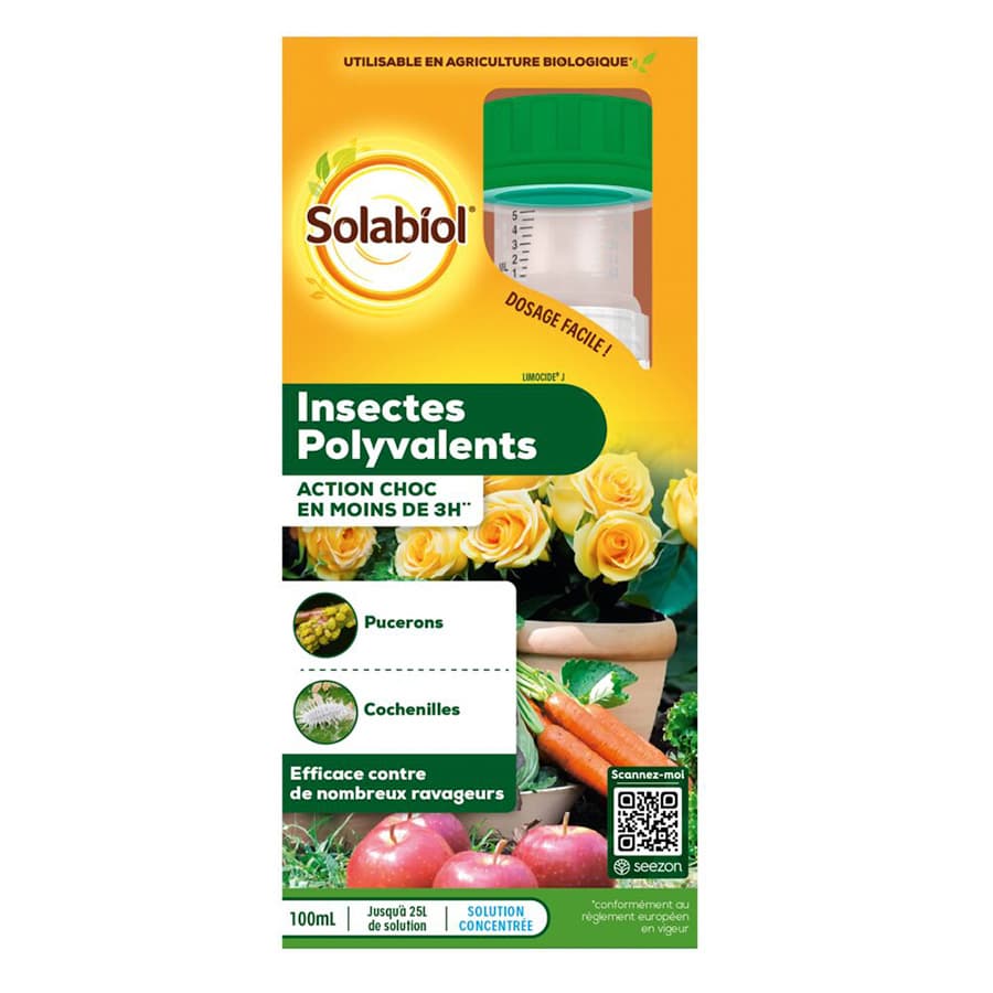 Insecticide polyvalent concentré 100 ml - Solabiol