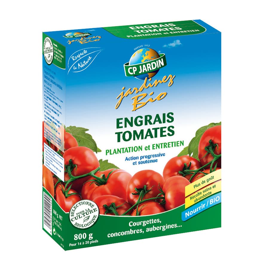 Engrais pour tomates et légumes 800g - CP Jardin