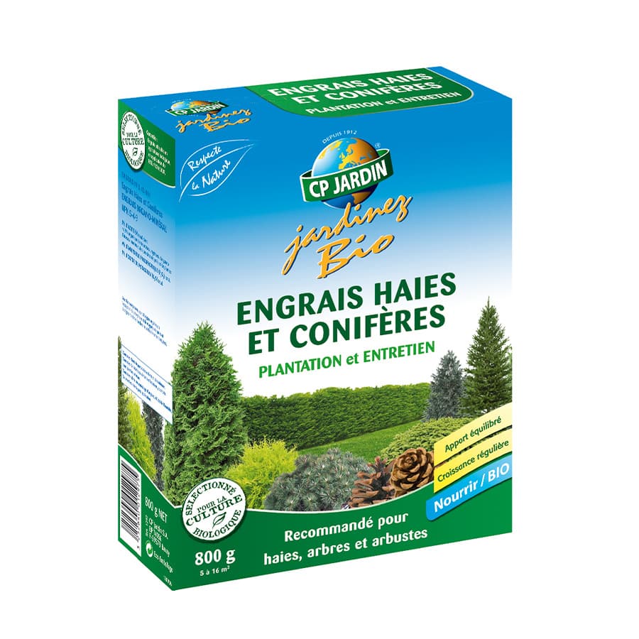 Engrais conifères, arbres et arbustes de haies 800 g - CP Jardin