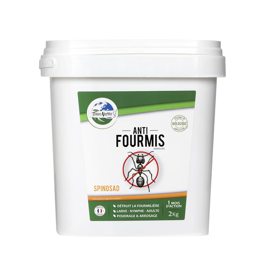 Anti fourmis naturel au spinosad Sceau de 2 kg - Terra Nostra