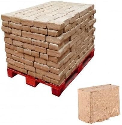 Palette de 270 Bûches Compressées Écologiques – Bois Densifié 100% Français