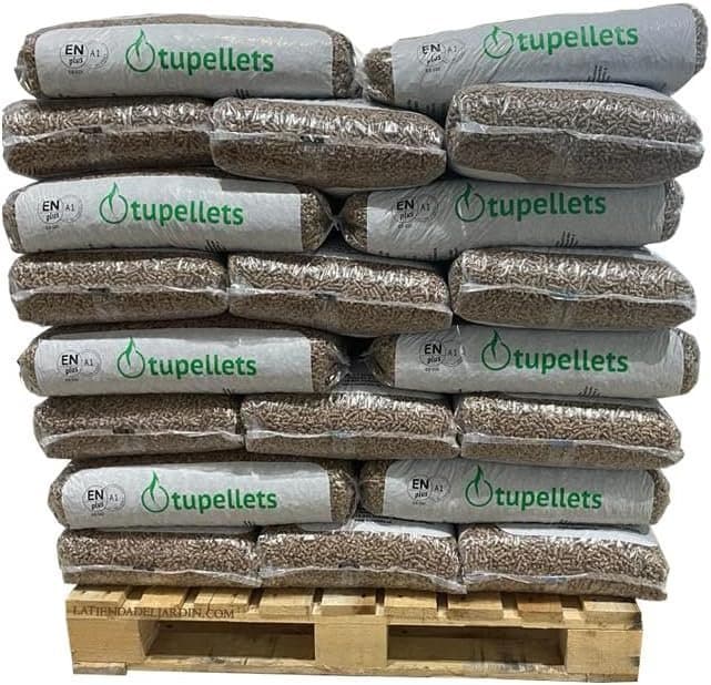 Pellets de Bois Suinga 300 kg (20 Sacs de 15 kg) – Granulés de Chauffage 100% Naturels