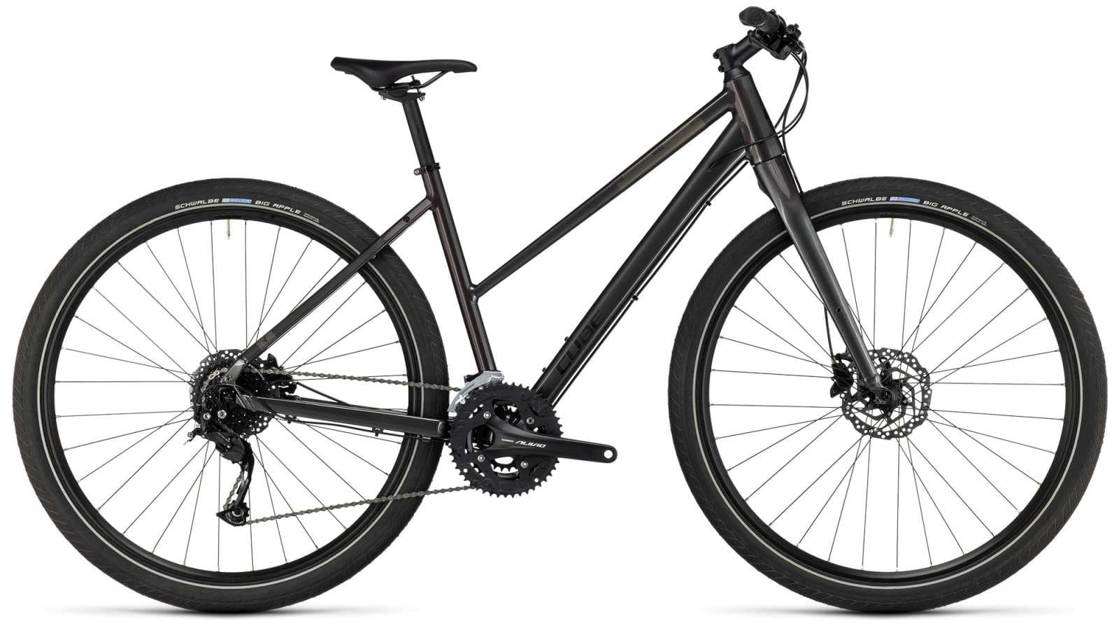 Cube Hyde Lady graphite´n´black - XS (Trapeze 46cm)