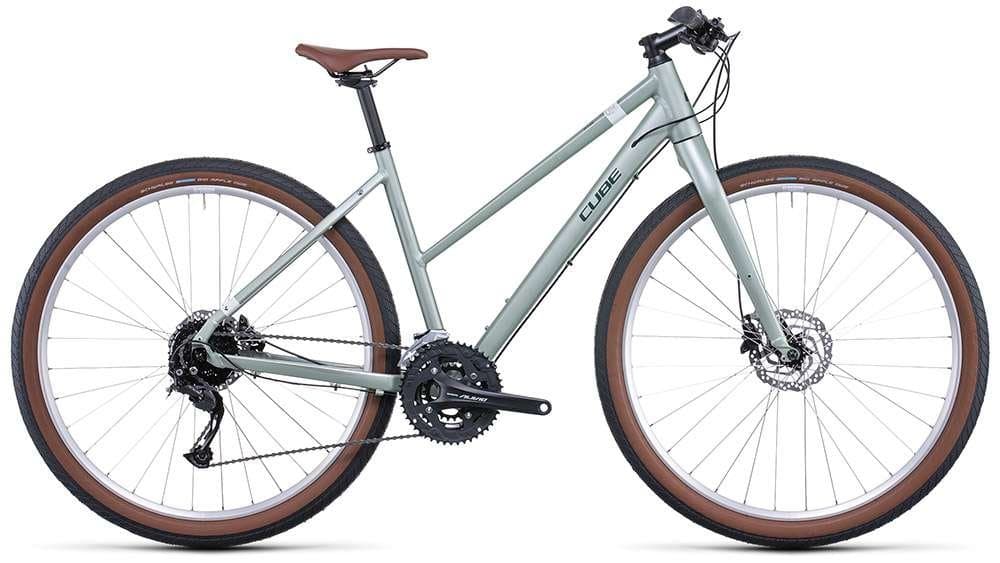 Cube Hyde Lady green´n´grey - XS (Trapeze 46cm)