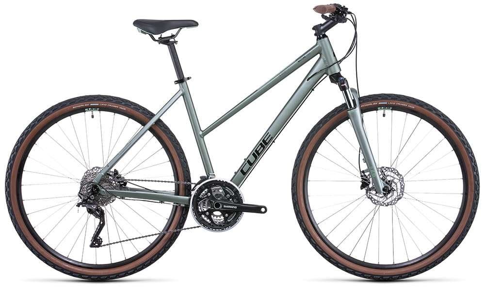 Cube Nature Pro Lady silvergreen´n´black - M (Trapeze 54cm)
