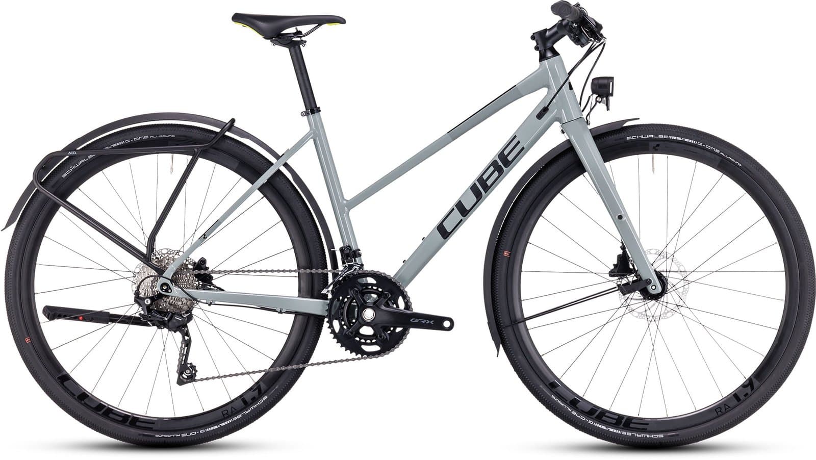 Cube Nulane Pro FE Lady grey´n´black - XS (Trapeze 47cm)