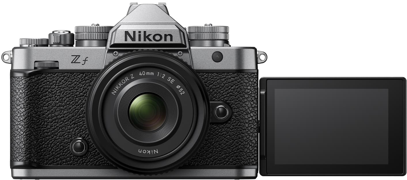 NIKON Cámara sin espejo Z f + 40mm f/2 SE Silver