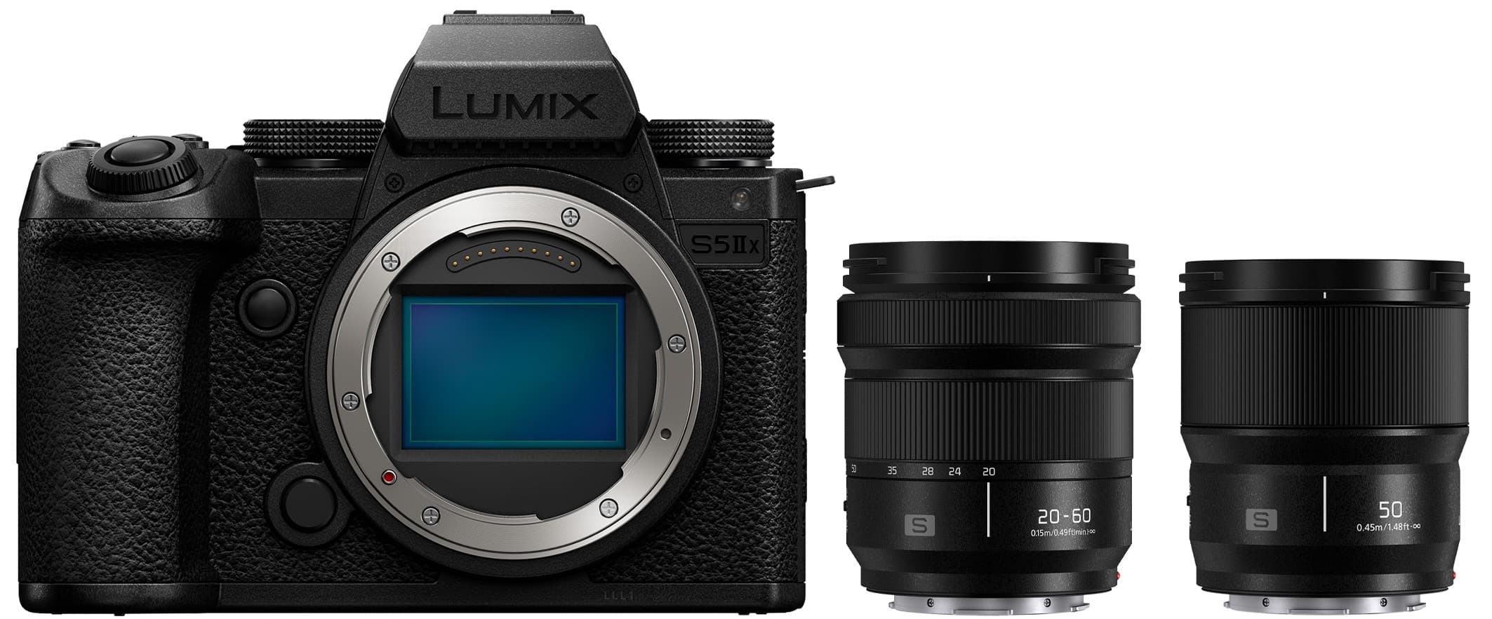 PANASONIC Lumix DC-S5 Mark II X + Lumix S 20-60mm f/3.5-5.6 +50mm 1.8