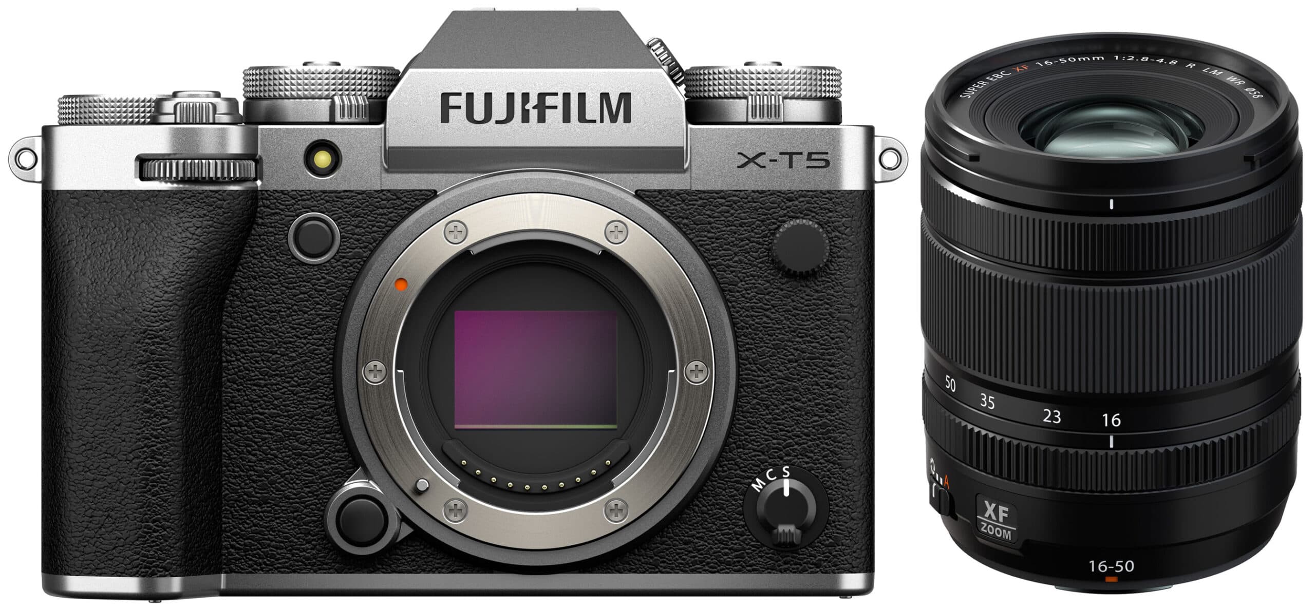 FUJIFILM X-T5 + XF 16-50mm Plata