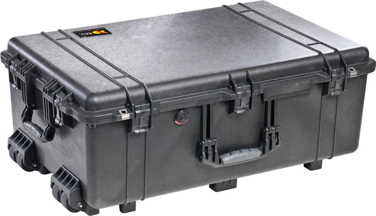 PELI Maleta Peli Case 1650 Negra + Espuma + Ruedas