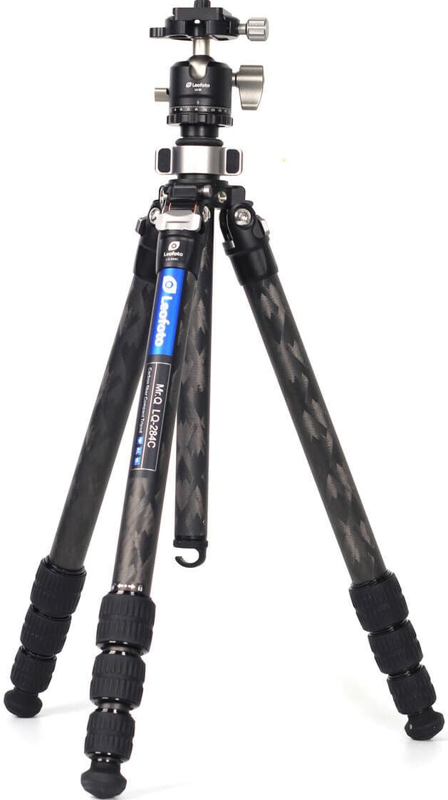 LEOFOTO Trípode de Carbono Mr Q-Serie LQ-284C+LH-30