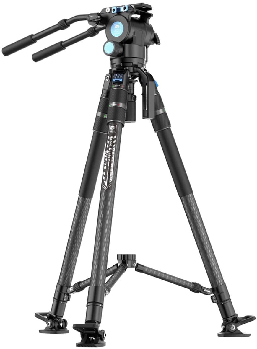 SIRUI SVS75+SVH15 Kit de Trípode y Rótula de Vídeo