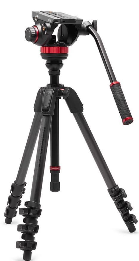 MANFROTTO MVK502055CXPROV Kit Trípode de Vídeo 055 Carbono+MVH502AH