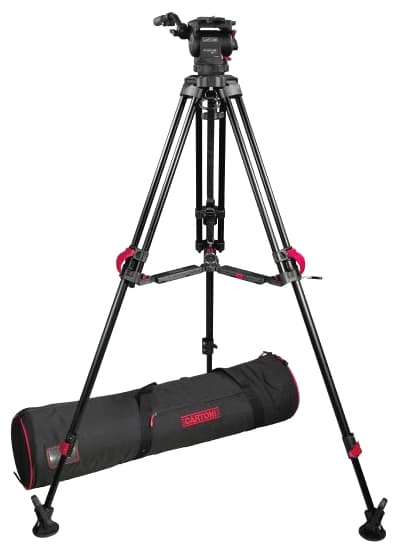 CARTONI Rótula fluida FOCUS 8 con sistema de trípode RLM