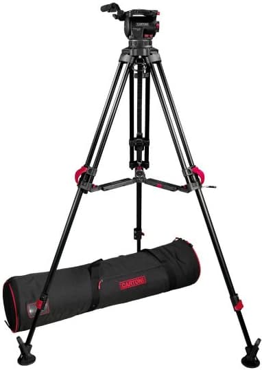 CARTONI Rótula fluida FOCUS 10 con sistema de trípode RLM