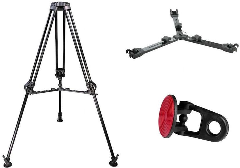 CARTONI Kit trípode KPTZ721/A100 + media bola para cámaras PTZ