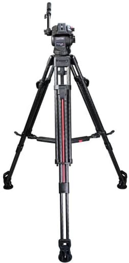 CARTONI Rótula fluida FOCUS 8 con trípode de doble extensión A