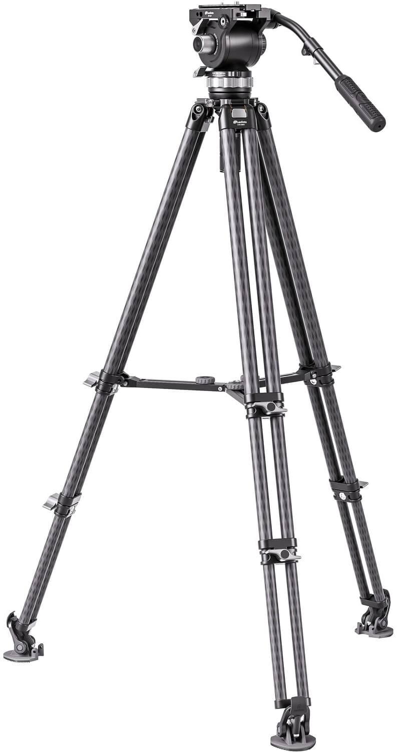 LEOFOTO Trípode de vídeo con rótula LVC-253C+BV-15