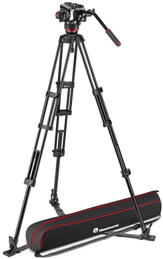 MANFROTTO Trípode Twin GS + rótula de vídeo 504X + bolsa MVK504XTWINGA