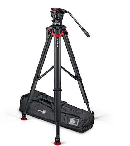 SACHTLER Trípode de Vídeo System Aktiv10 Flowtech100 MS