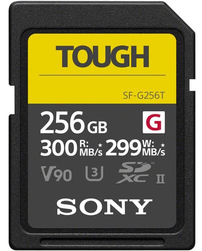 SONY Tarjeta SDXC UHS-II Serie SF-G 256GB 300MB/s