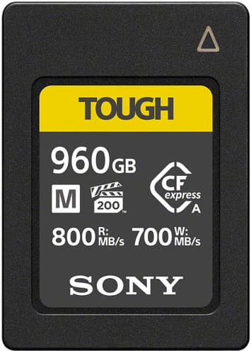 SONY Tarjeta Cfexpress Tough 960GB R800/W700Mb/s Type A