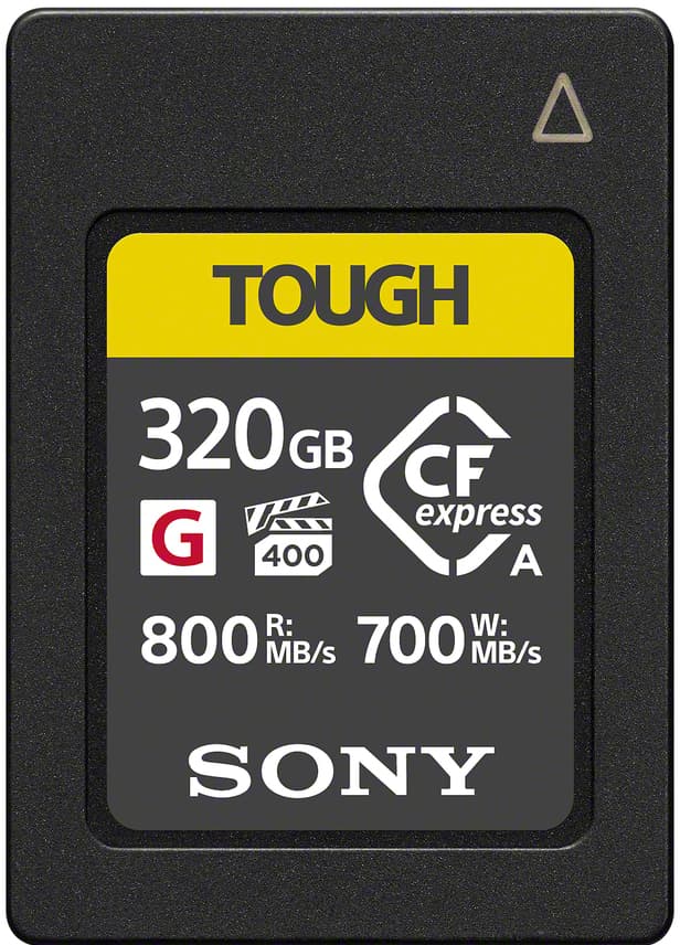 SONY Tarjeta CFexpress Tough 320GB R800/W700Mb/s Tipo A
