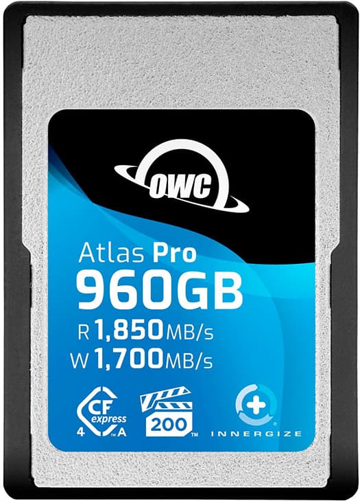 OWC Atlas Pro Tarjeta CFexpress Tipo A 960GB + Adaptador Tipo B