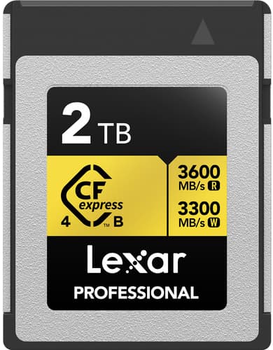 LEXAR Tarjeta Cfexpress Pro Gold 4.0 2TB Tipo B