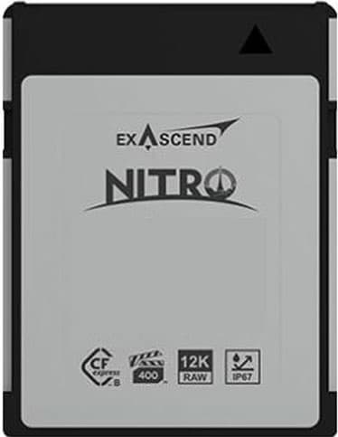 EXASCEND Tarjeta Cfexpress Tipo B 1TB R1850/W1700 Nitro Serie