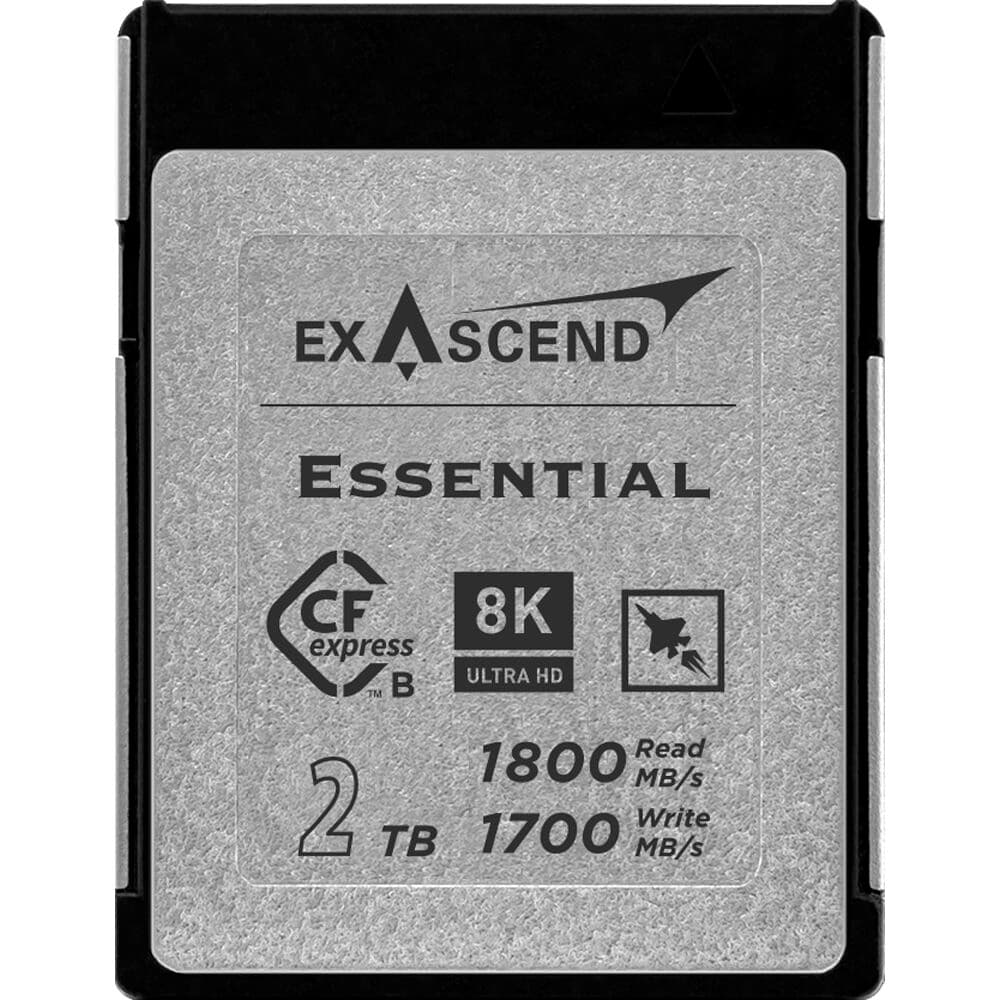 EXASCEND Tarjeta Cfexpress Tipo B 2TB R1800/W1700 Essential Serie