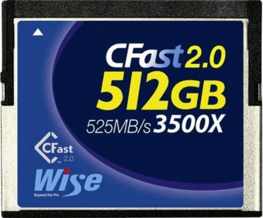 WISE Tarjeta CFast 2.0 VGP 130 3500x 512Gb Blue