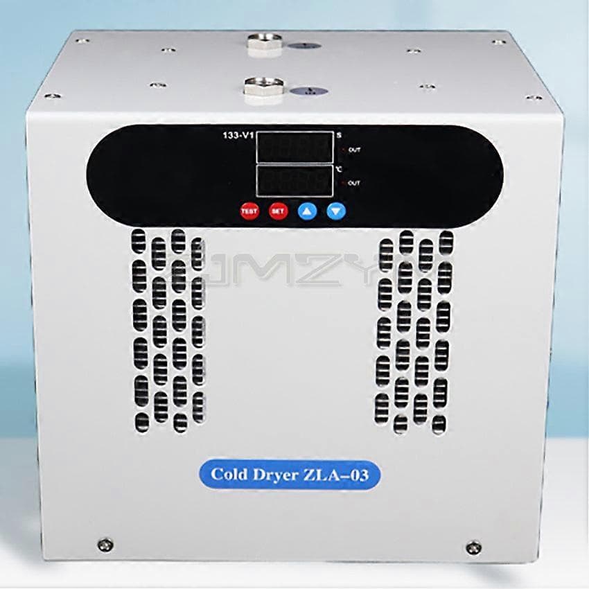 Secador frigorífico 200L/min, condensador electrónico de frío, filtro de eliminación de agua para secado de aire comprimido, deshumidificador