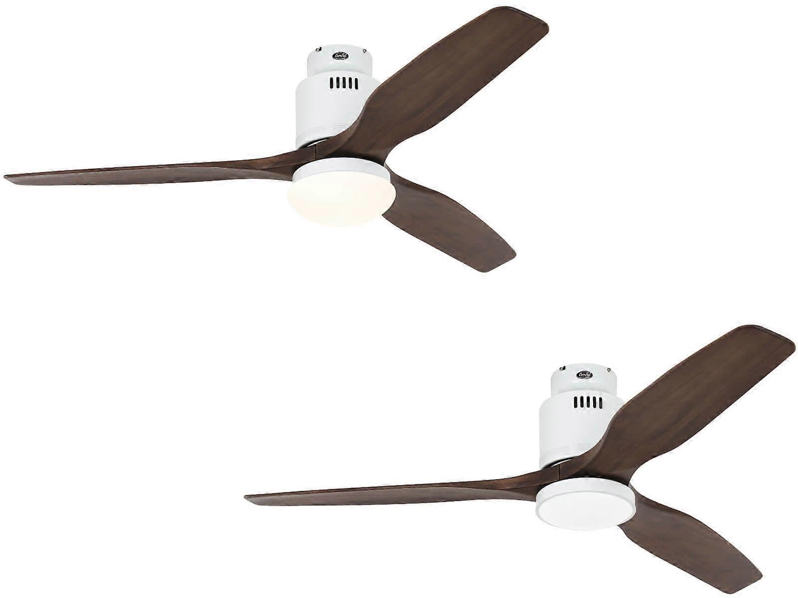 Ventilador de techo DC Aerodynamix Eco 132 WH / Nogal