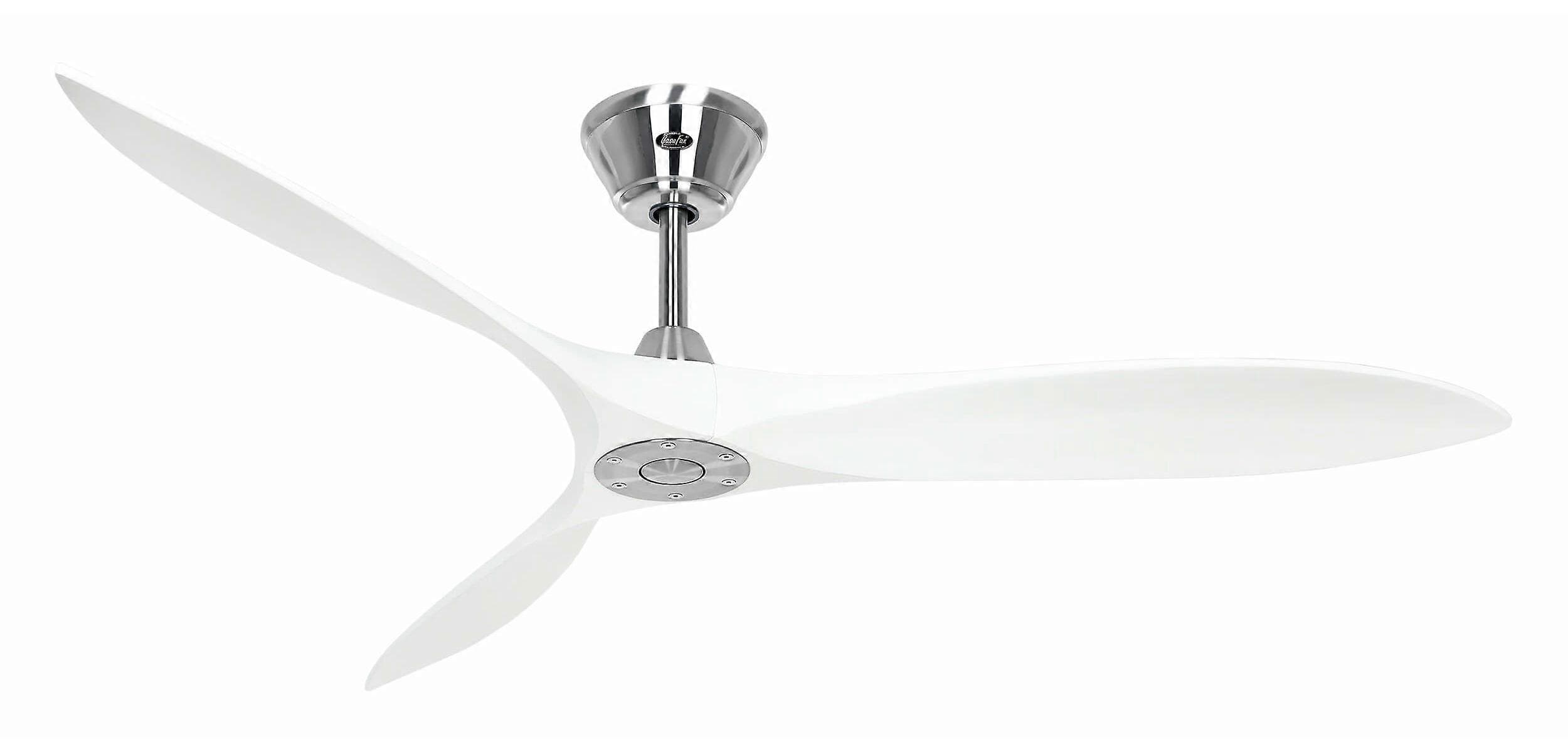 Ventilador de techo DC Eco Airscrew Chrome / White
