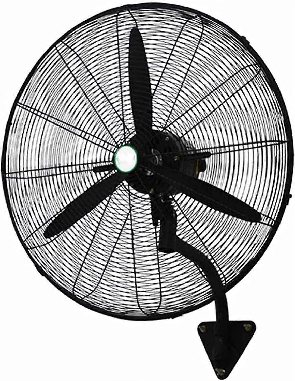 Ventilador de pared silencioso de uso intensivo, ventilador eléctrico industrial para uso en interiores y exteriores, construcción metálica 550x650mm,
