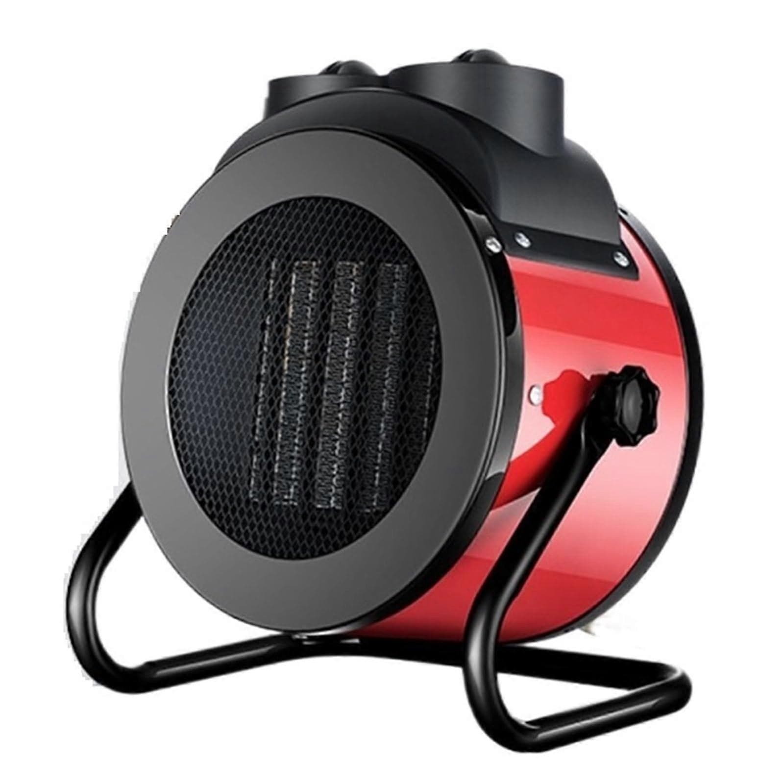 Calefactor eléctrico industrial de 3000W con ventilador, temperatura regulable y control de 3 velocidades para taller y garaje