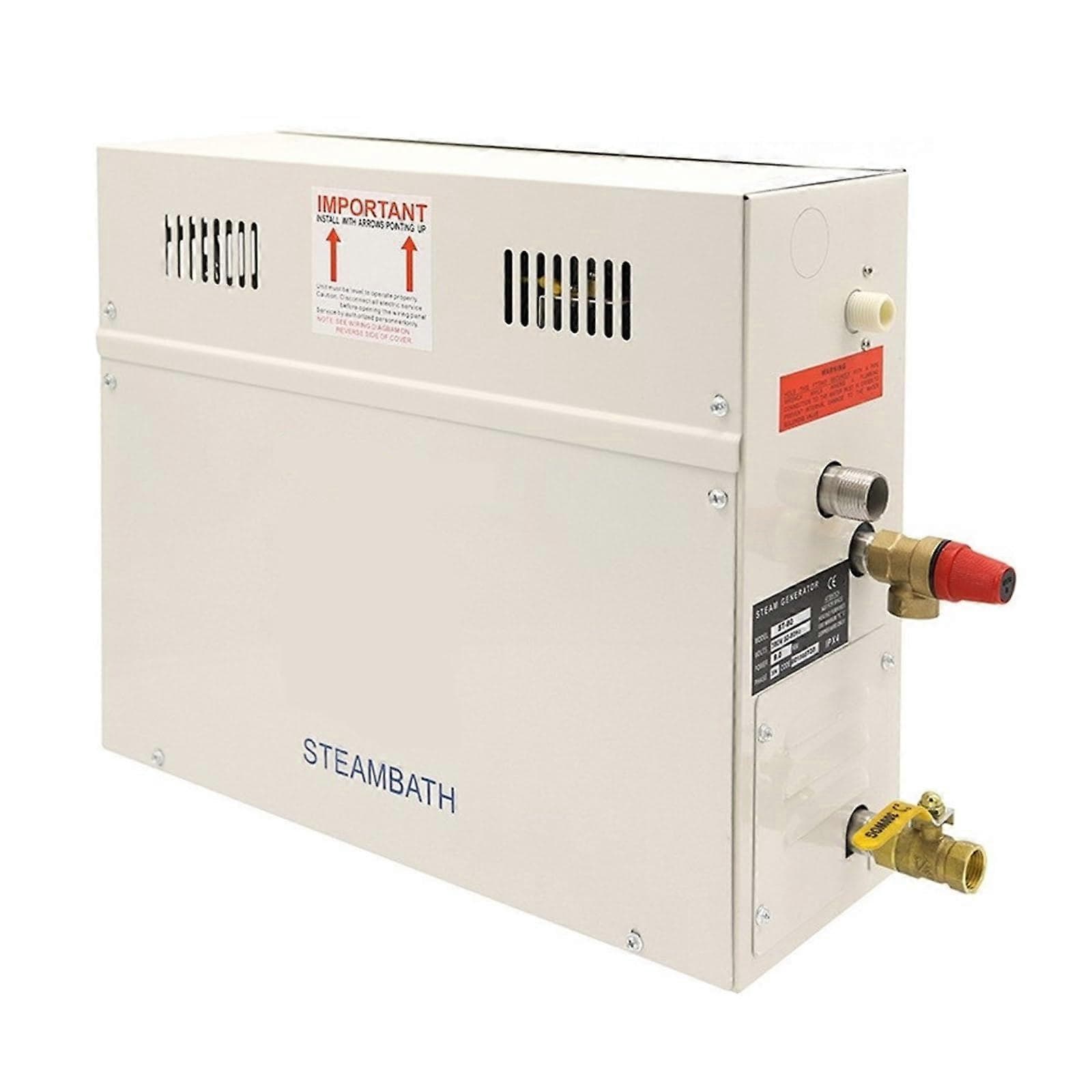 Generador de vapor de 9KW para sauna doméstica con controlador digital y protección de seguridad 220V