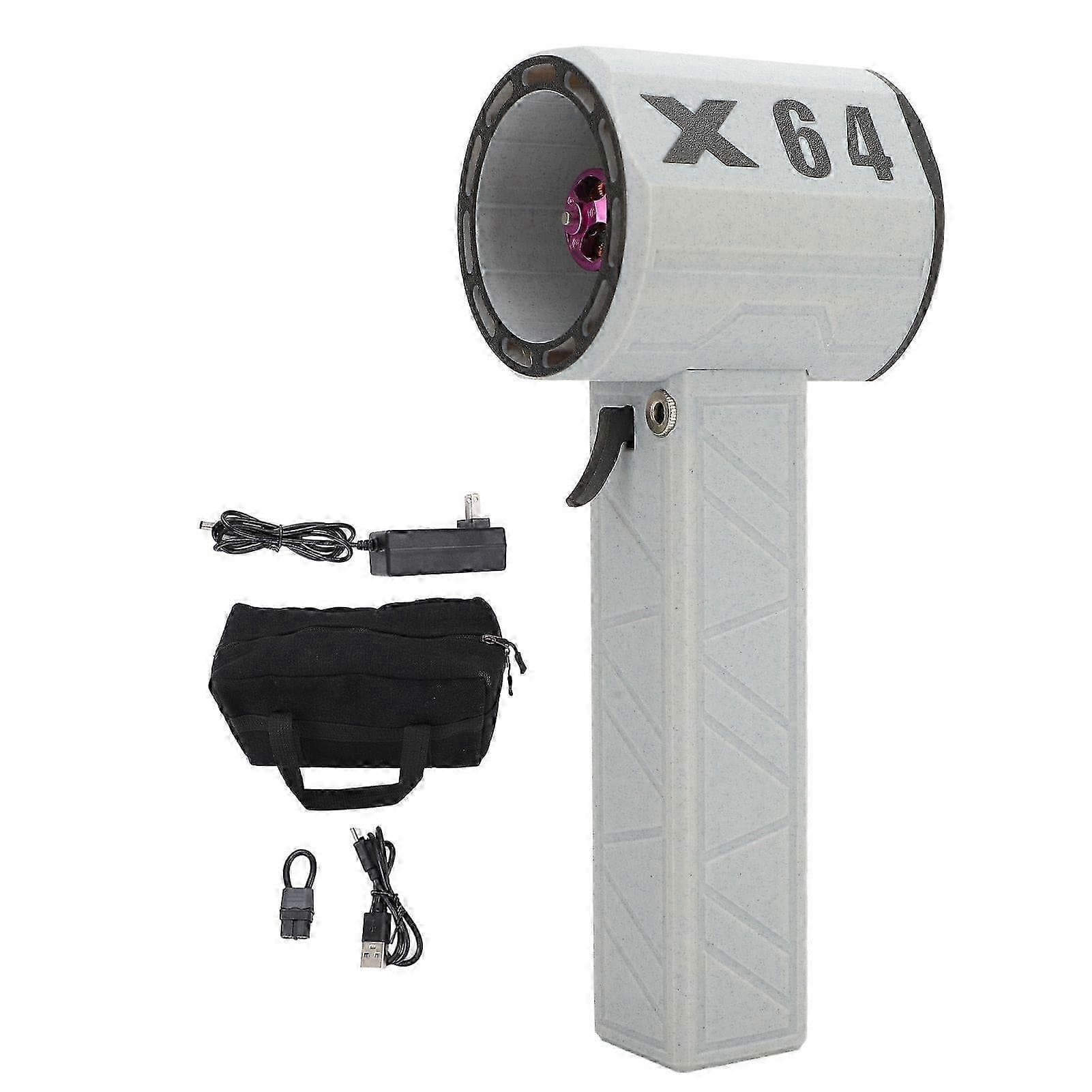 Ventilador super jet potente, conducto de 64mm, 8000mah, ventilador turbo eficaz para coche, casa, exterior