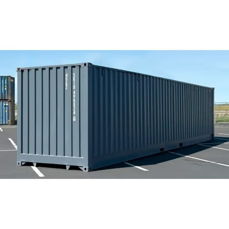 Contenedor de cubo alto de 40 pies con puerta lateral